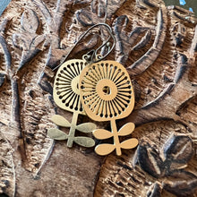 Load image into Gallery viewer, MCM gold earrings
