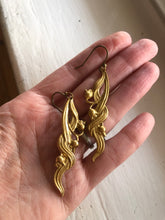 Load image into Gallery viewer, Gold lily of the valley earrings
