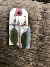 Load image into Gallery viewer, resin purple sage earrings
