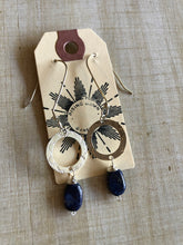 Load image into Gallery viewer, Sterling silver and lapis earrings
