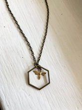 Load image into Gallery viewer, Honey bee necklace
